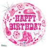 Betallic 18 inch HAPPY BIRTHDAY DISCO COWGIRL Foil Balloon 26542P-B-P