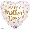 18 inch SATIN MOTHER'S DAY HEARTS