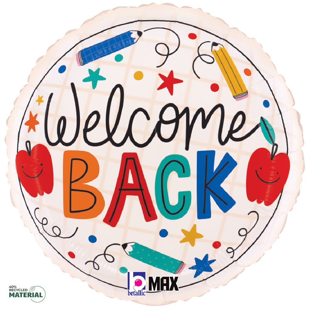 18 inch WELCOME BACK DOODLES