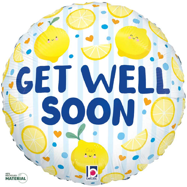 18 inch GET WELL SOON LEMONS