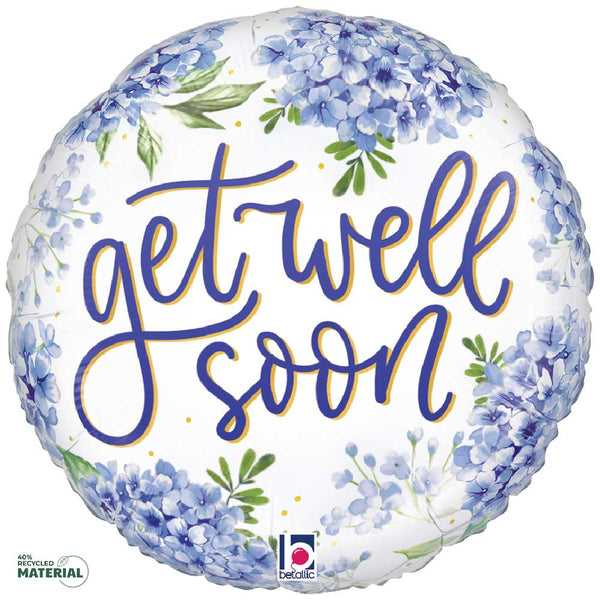 18 inch GET WELL SOON HYDRANGEA