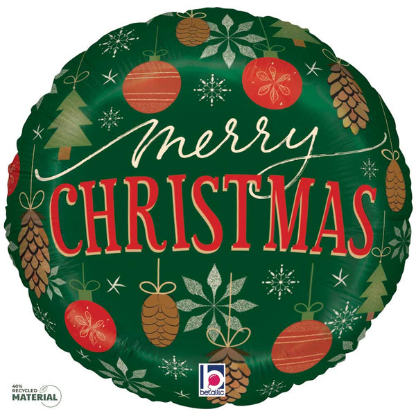 18 inch COZY CHRISTMAS ORNAMENTS