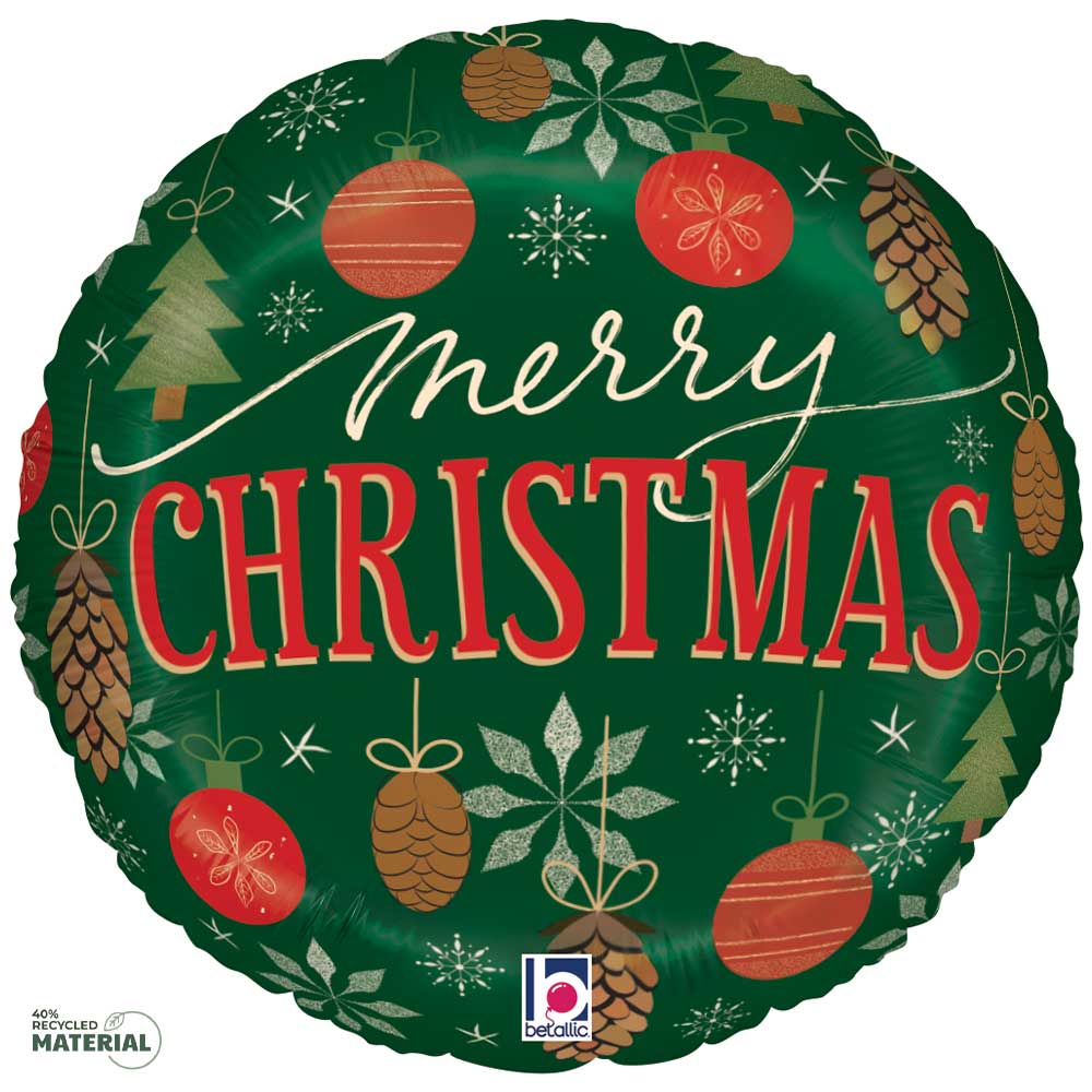 18 inch COZY CHRISTMAS ORNAMENTS