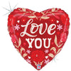 18 inch LOVE YOU FOLK ART