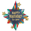27 inch SATIN BIRTHDAY BLAST - LA Balloons