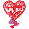 28 inch SMILEY VALENTINE HEARTS - LA Balloons
