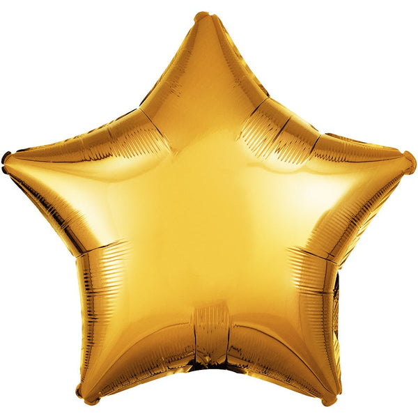28 inch STAR - METALLIC GOLD - LA Balloons