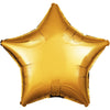 28 inch STAR - METALLIC GOLD - LA Balloons