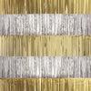 Unique 4 foot GOLD & SILVER FOIL FRINGE BACKDROP Party Decor 28185-UN