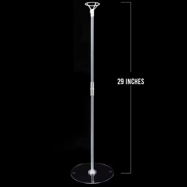 29 inch CENTERPIECE STAND - CLEAR - LA Balloons