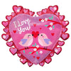 29 inch I LOVE YOU LOVE BIRDS - LA Balloons