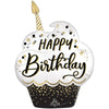 29 inch SATIN HAPPY BIRTHDAY CUPCAKE - LA Balloons