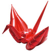 7 inch ORIGAMI CRANE METALLIC RED (AIR-FILL ONLY)