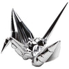 7 inch MINI ORIGAMI CRANE METALLIC SILVER (AIR-FILL ONLY)
