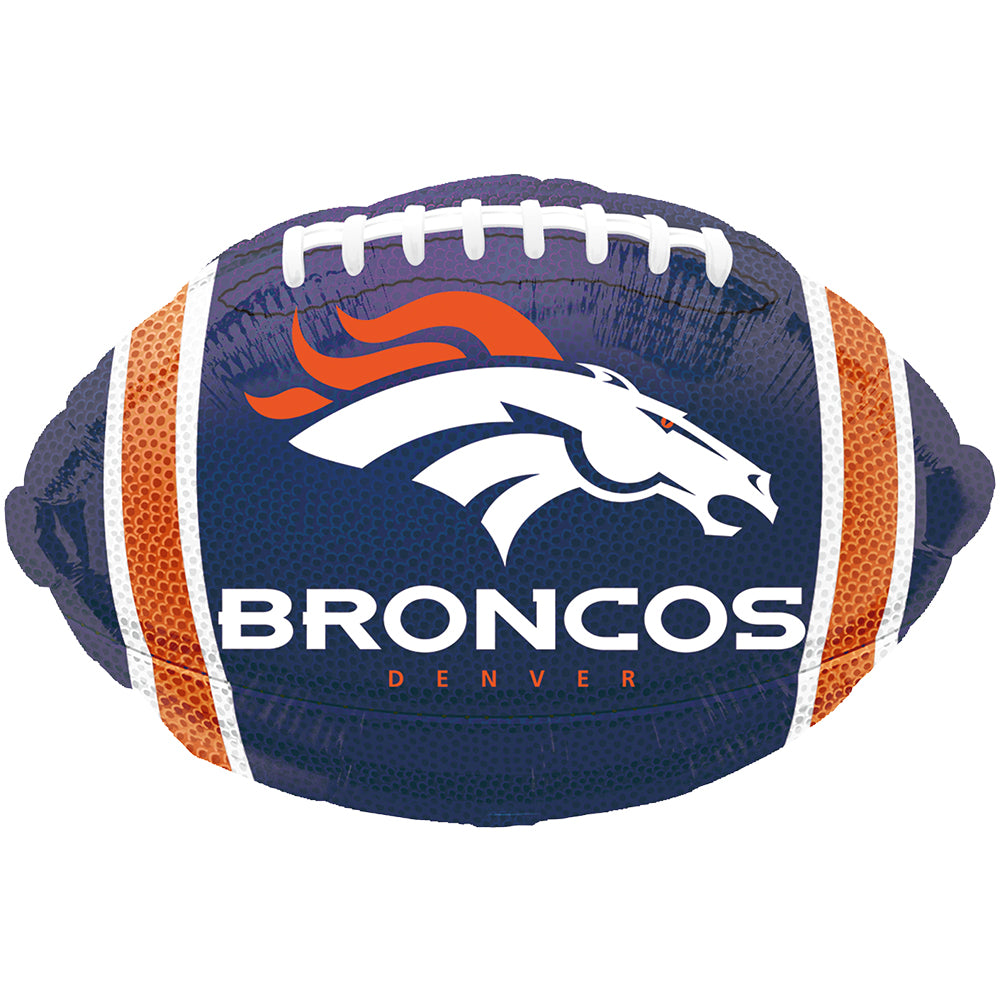 17 inch NFL DENVER BRONCOS FOOTBALL TEAM COLORS