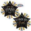 30 inch SATIN METALLIC GRAD STAR - LA Balloons