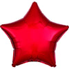 Anagram 19 inch STAR - METALLIC RED Foil Balloon 30584-02-A-U