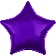 Anagram 19 inch STAR - METALLIC PURPLE Foil Balloon 30597-02-A-U
