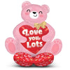 31 inch BLUSH BEAR HUGS AIRLOONZ - LA Balloons