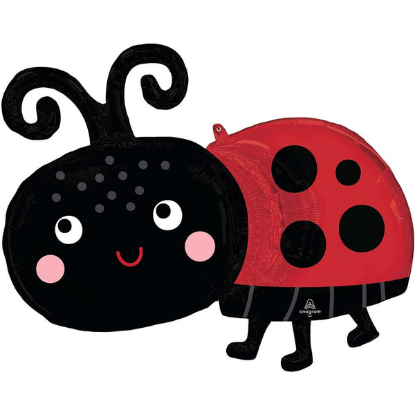 31 inch HAPPY LADYBUG SUPERSHAPE - LA Balloons