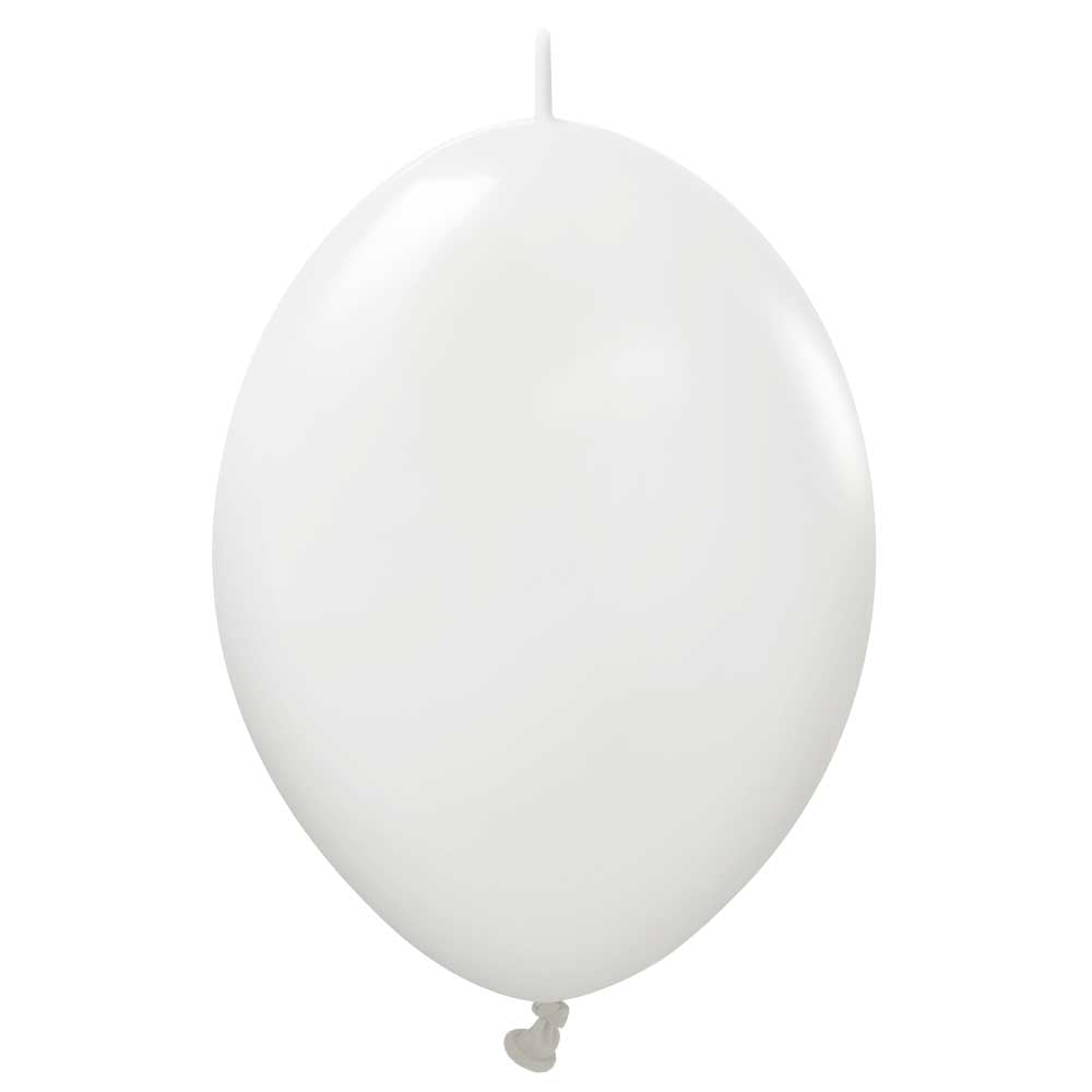 12 inch KALISAN K-LINK OPAQUE SATIN SNOW WHITE