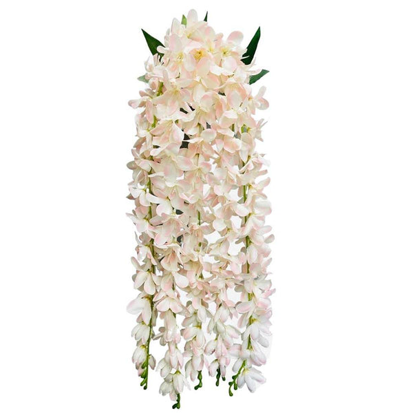 32 inch HANGING ORCHID BUSH - CREAM & PINK - LA Balloons