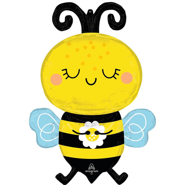 32 inch HAPPY BEE SUPERSHAPE - LA Balloons