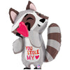 32 inch YOU STOLE MY HEART RACCOON - LA Balloons