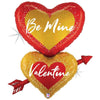 33 inch BE MINE VALENTINE HEART ARROW - LA Balloons