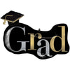 33 inch GRAD CAPS SILVER & GOLD - LA Balloons