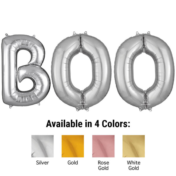 34 inch BOO - ANAGRAM LETTERS KIT - LA Balloons