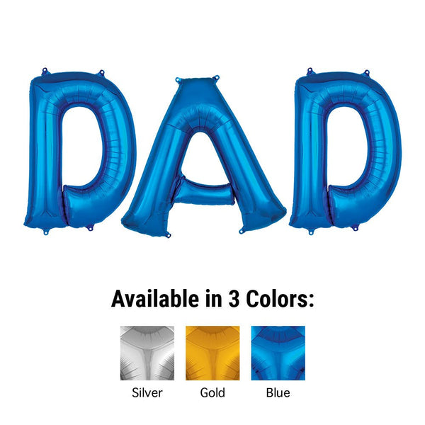 34 inch DAD - ANAGRAM LETTERS KIT - LA Balloons