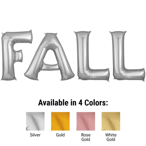 34 inch FALL - ANAGRAM LETTERS KIT - LA Balloons