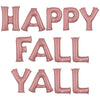 34 inch HAPPY FALL YALL - ANAGRAM LETTERS KIT - LA Balloons