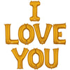 34 inch I LOVE YOU - ANAGRAM LETTERS KIT - LA Balloons