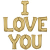 34 inch I LOVE YOU - ANAGRAM LETTERS KIT - LA Balloons