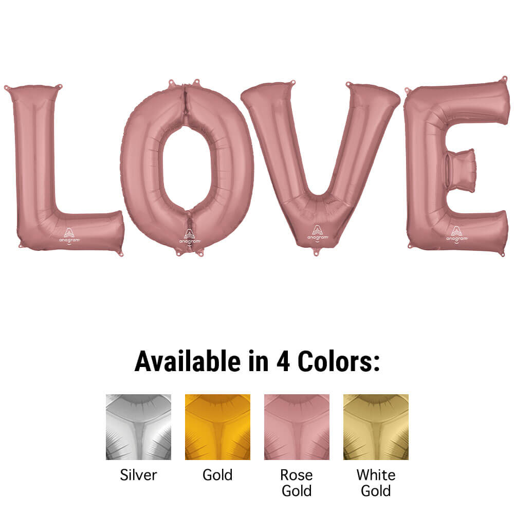 34 inch LOVE - ANAGRAM LETTERS KIT