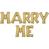 34 inch MARRY ME - ANAGRAM LETTERS KIT - LA Balloons