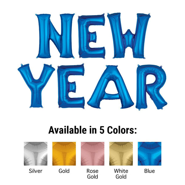34 inch NEW YEAR - ANAGRAM LETTERS KIT - LA Balloons