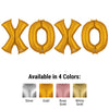 34 inch XOXO - ANAGRAM LETTERS KIT - LA Balloons