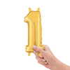 Betallic 14 inch NUMBER 1 - GOLD MEGALOON Foil Balloon 34841GP-B-P