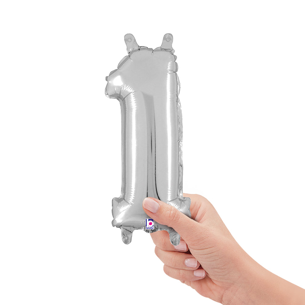 14 inch NUMBER 1 - SILVER MEGALOON