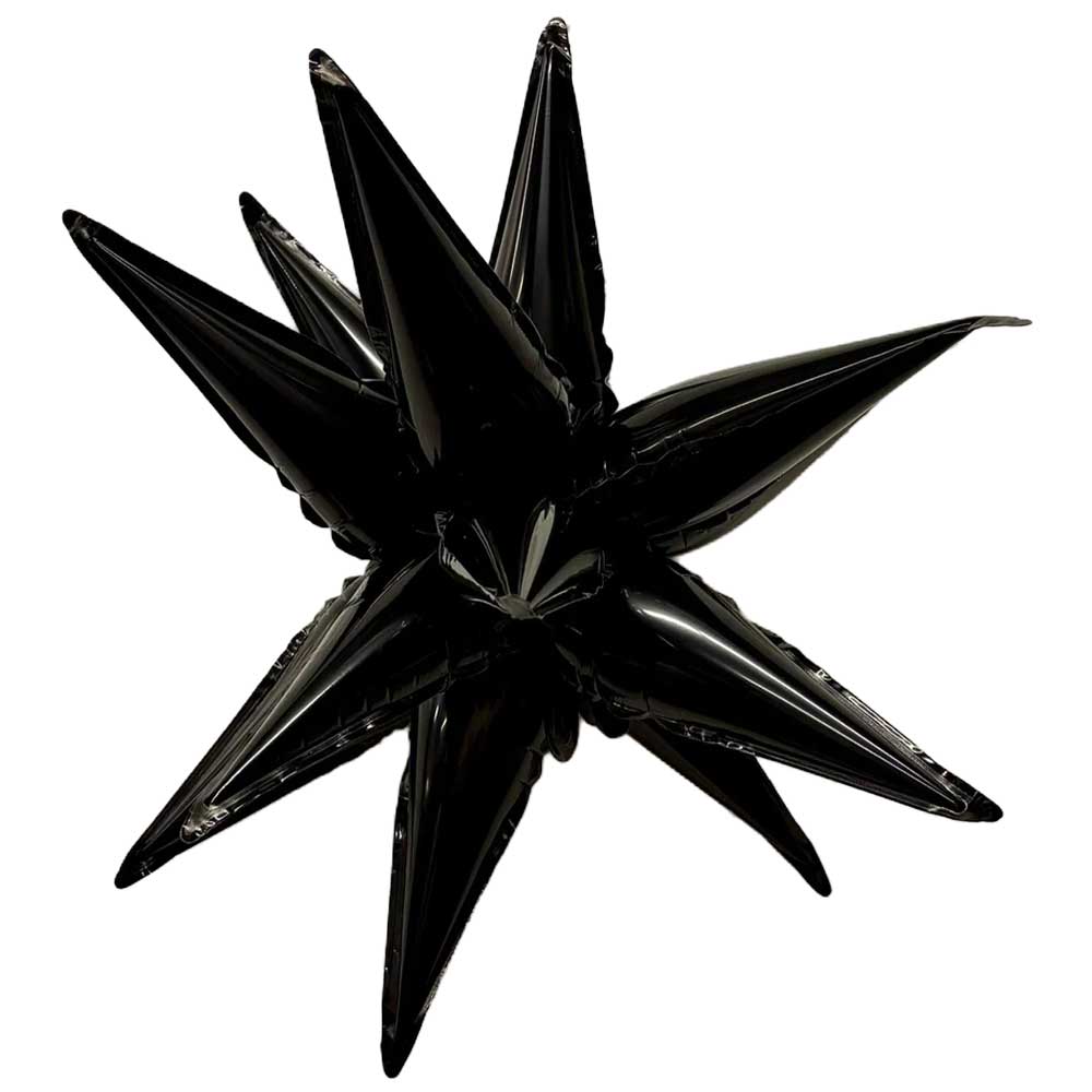 12 inch BLACK MINI STARBURST (AIR-FILL ONLY)