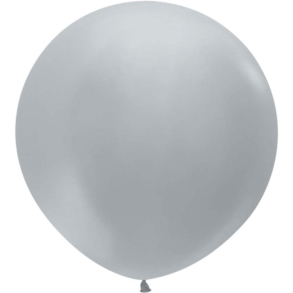 36 inch SEMPERTEX METALLIC SILVER - LA Balloons