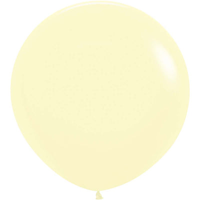 36 inch SEMPERTEX PASTEL MATTE YELLOW - LA Balloons