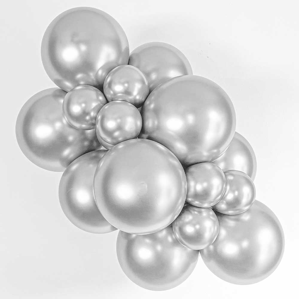 36 inch TUFTEX EFFECTS - SILVERY - LA Balloons