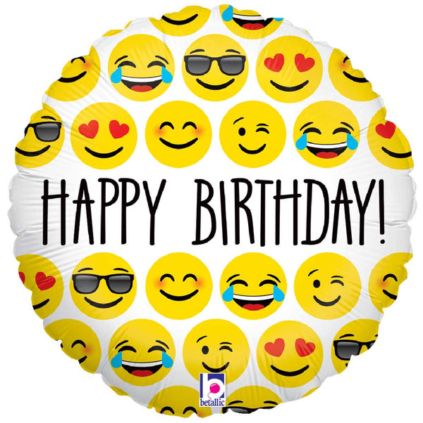 18 inch EMOJI BIRTHDAY
