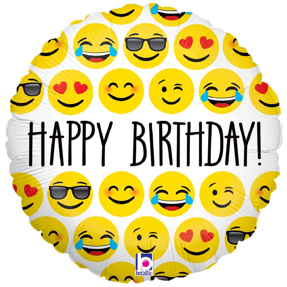 18 inch EMOJI BIRTHDAY