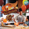 37 inch CORNUCOPIA THANKSGIVING BANNER - LA Balloons