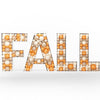 39 inch FALL - MOSAIC FRAME LETTER KIT - LA Balloons